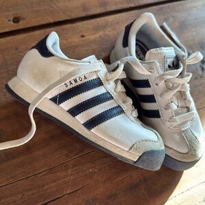 adidas Samoa Kids Sneakers - White and Black